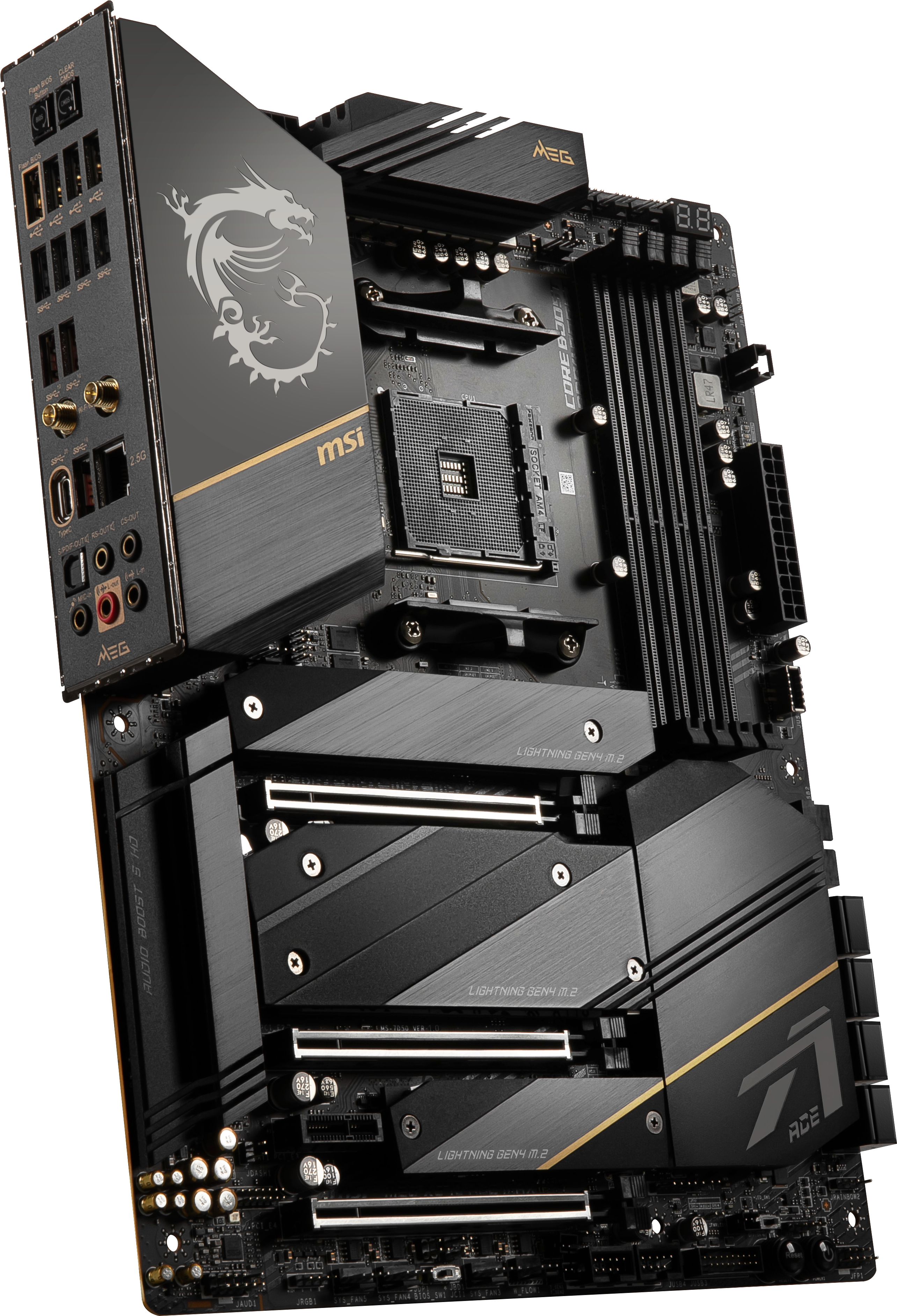 MSI MEG X570S ACE MAX (7D50-001R) Mainboard Schwarz