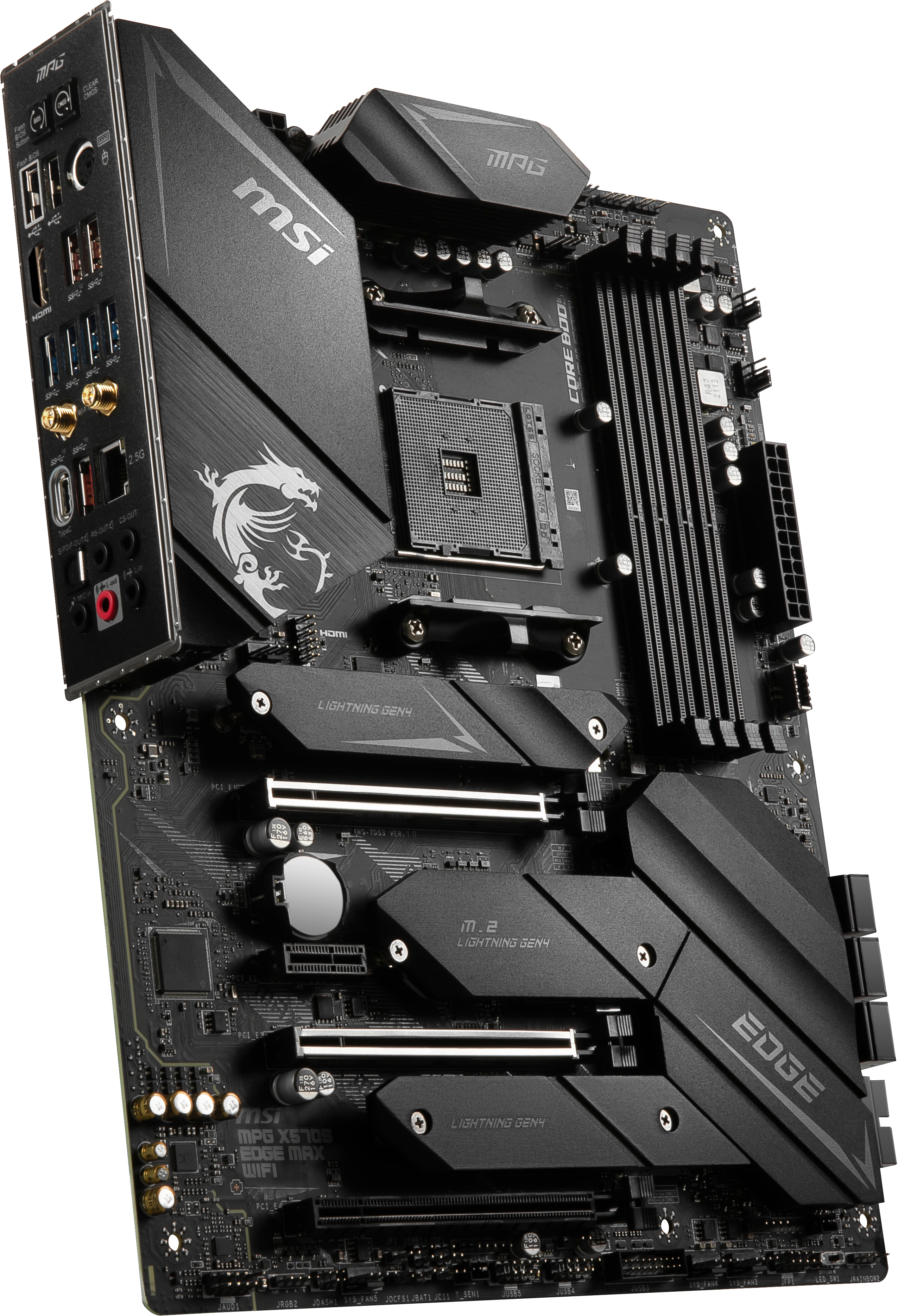 MSI MPG X570S EDGE MAX WIFI (7D53-003R) Mainboard Schwarz