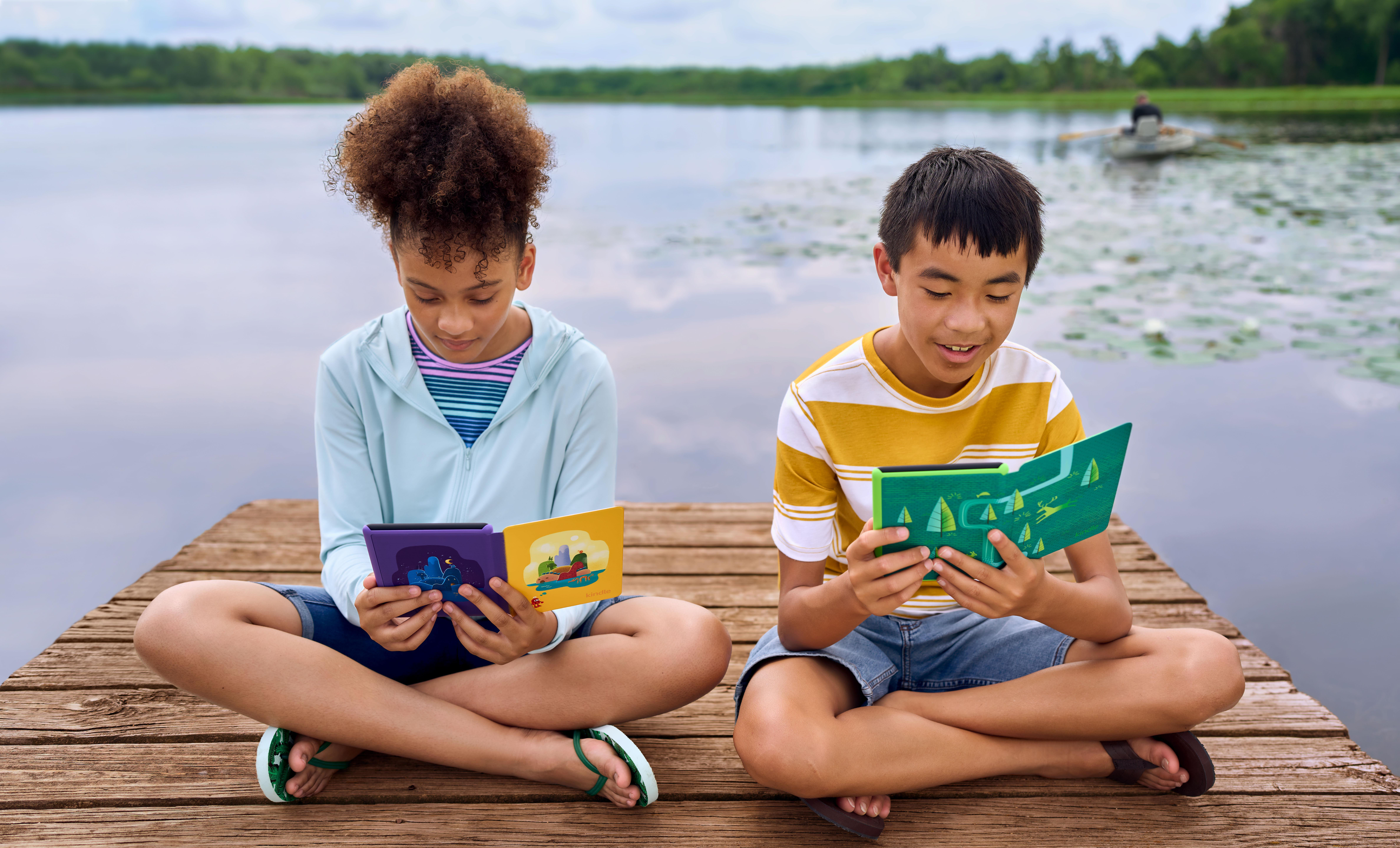 KINDLE Paperwhite Kids | Trees, Mit Werbung  8 GB Paperwhite Kids Grün
