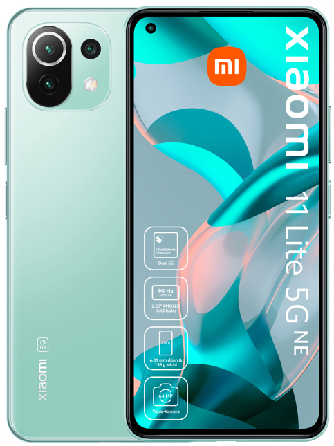 XIAOMI 11 Lite 5G NE 128 GB Mint Green Dual SIM