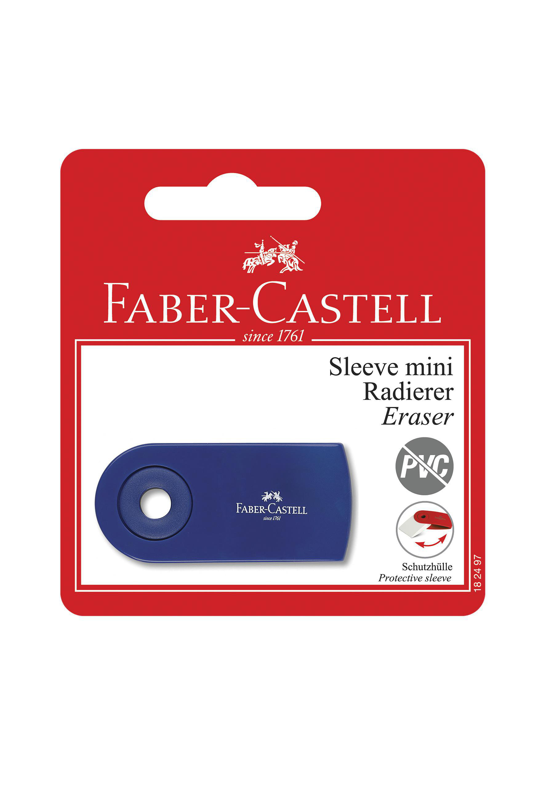 FABER-CASTELL Radierer Sleeve Mini farb. sort. BK D Radierer Farbauswahl nicht möglich