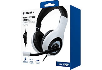 BIG BEN Stereo gaming headset V1, fehér (PlayStation 5)