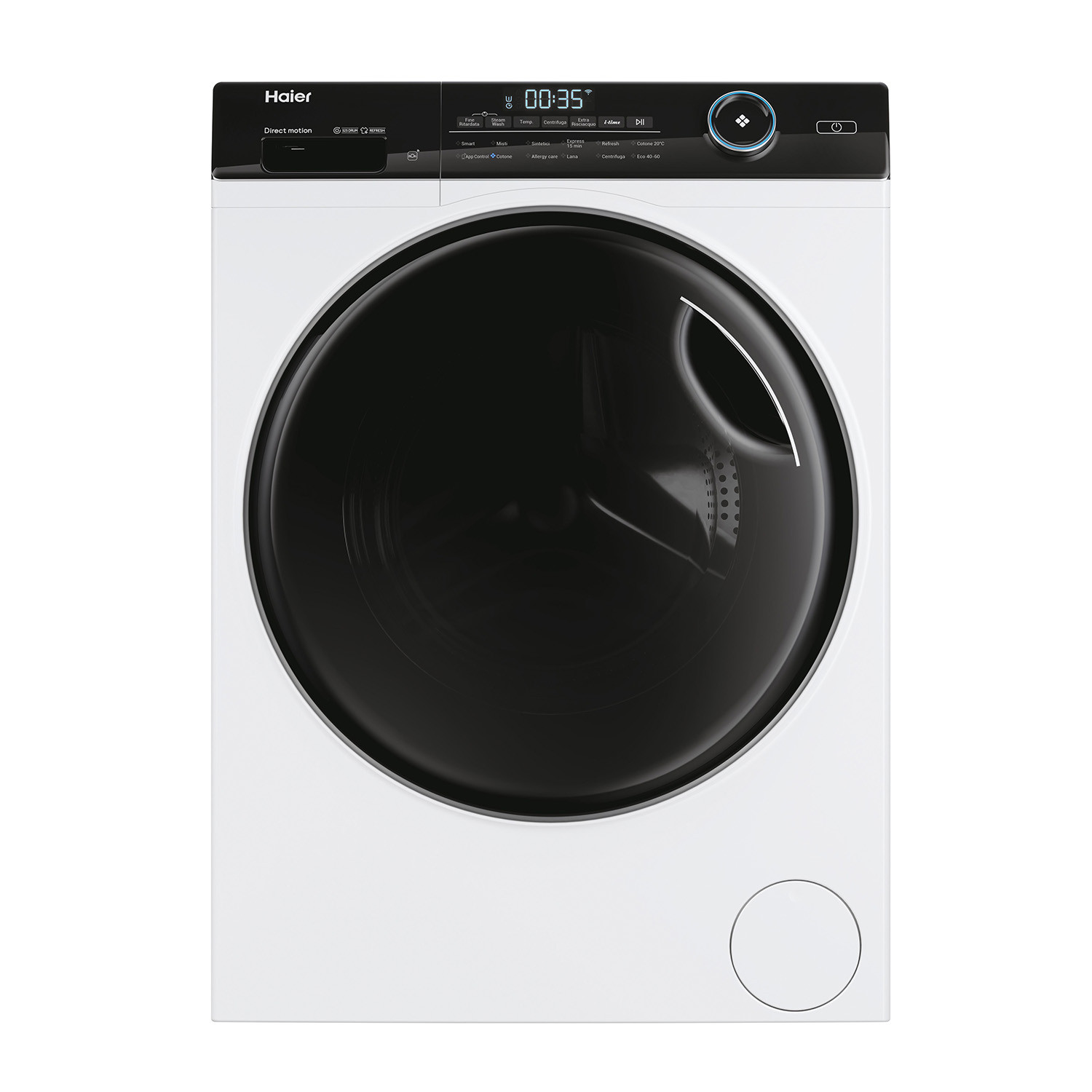 Haier Hw80-B14959Tu1It Lavatrice Slim, Caricamento frontale, 8 kg, 44 cm, Classe A
