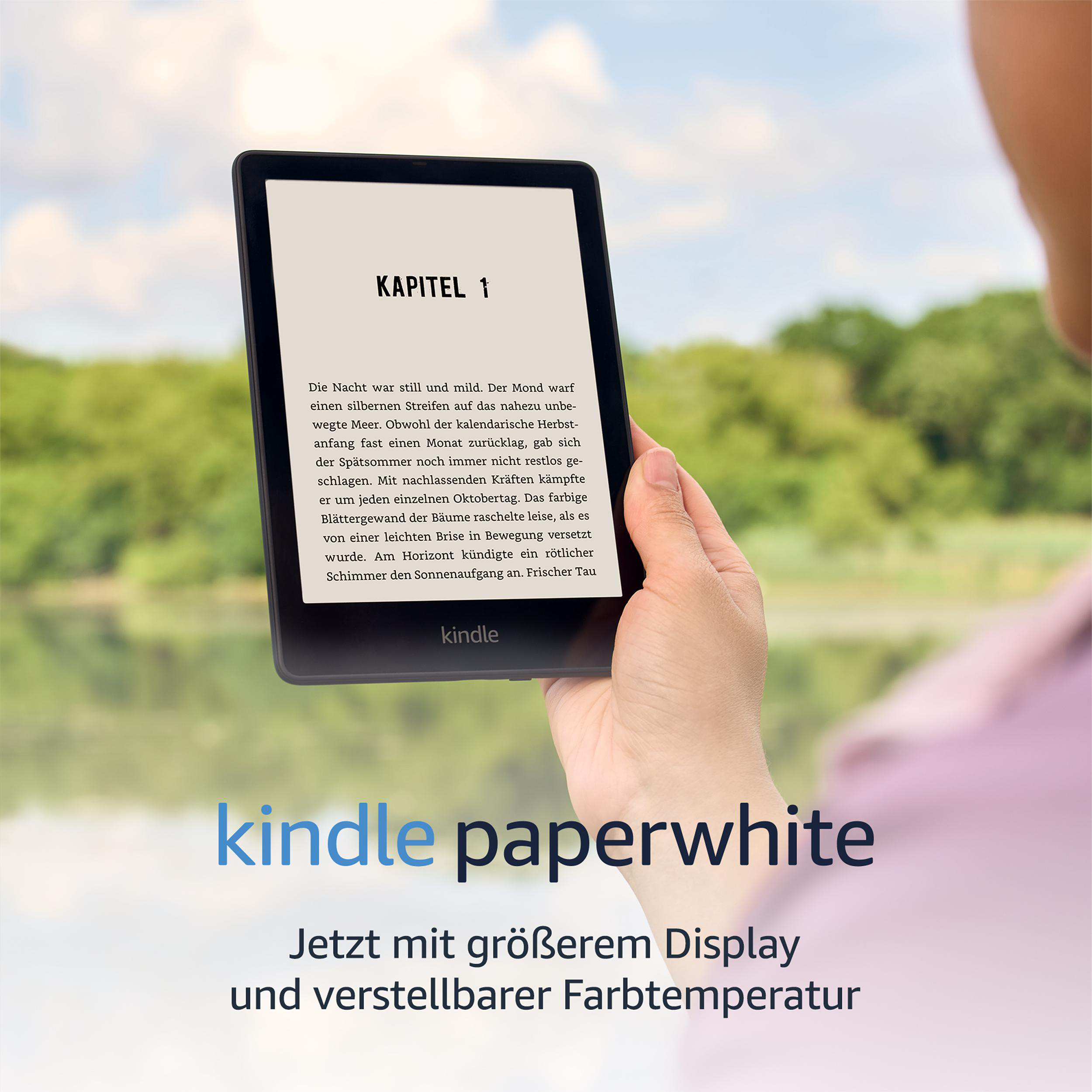 KINDLE Paperwhite (11. Generation) | 2021 release, Mit Werbung  8 GB Kindle Paperwhite Schwarz