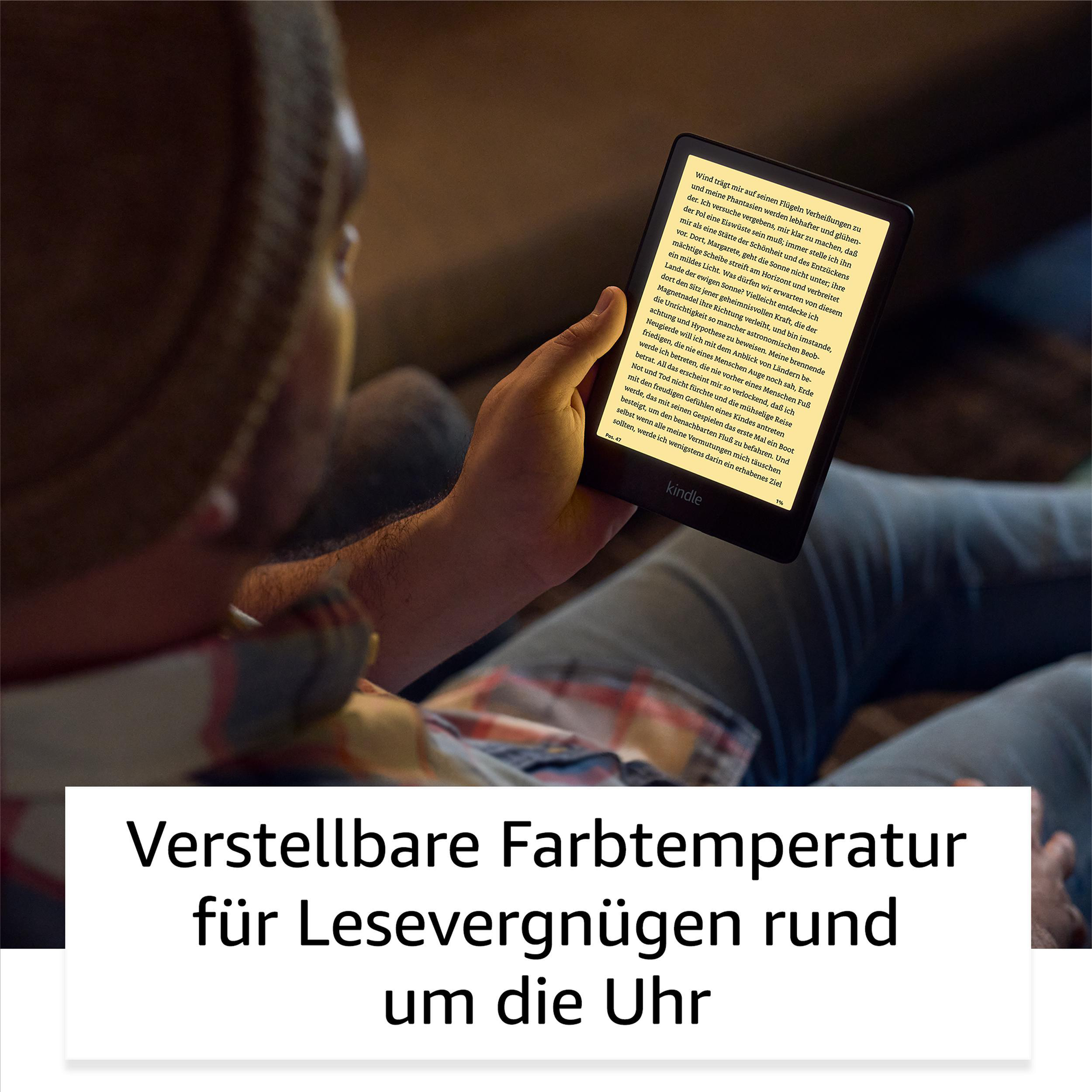 KINDLE Paperwhite (11. Generation) | 2021 release, Mit Werbung  8 GB Kindle Paperwhite Schwarz