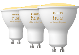 PHILIPS HUE White Ambiance pack de 3 GU10 - Ampoules (Blanc)