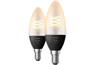 PHILIPS HUE Filament blanc double pack E14 - Ampoules (Noir)