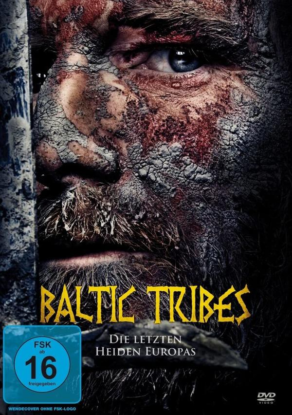 Filmcover: Nahaufnahme des Gesichts eines bärtigen Mannes. Text: Baltic Tribes.