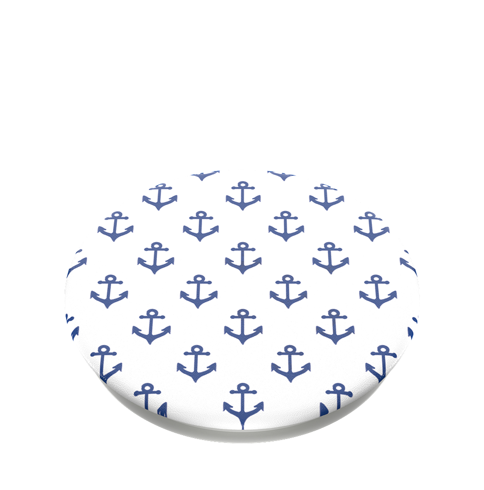 POPSOCKETS PopGrip Anchors Away White Handyhalterung, Mehrfarbig