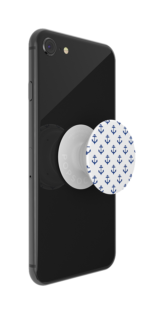 POPSOCKETS PopGrip Anchors Away White Handyhalterung, Mehrfarbig