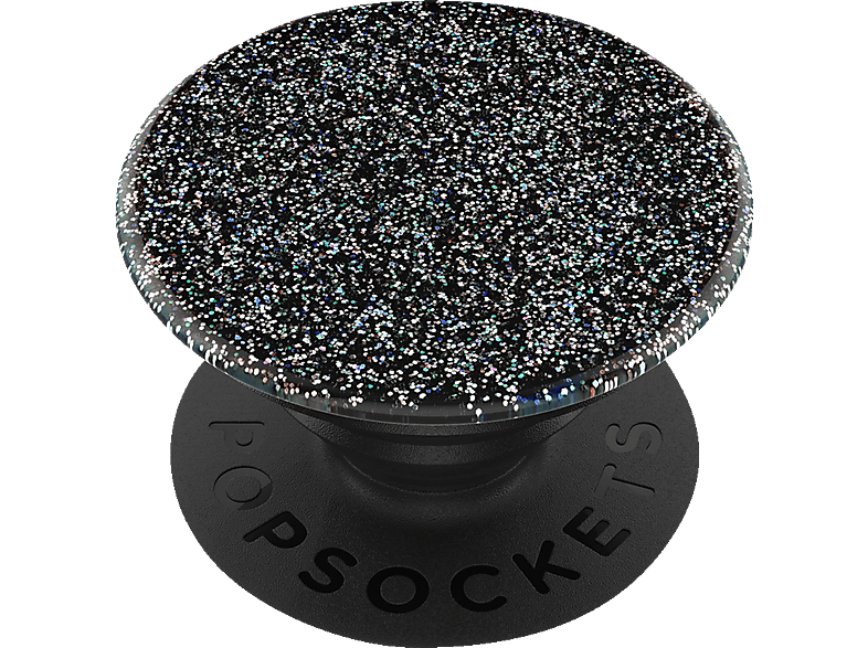 POPSOCKETS PopGrip Glitter Black Mehrfarbig Handyhalterung