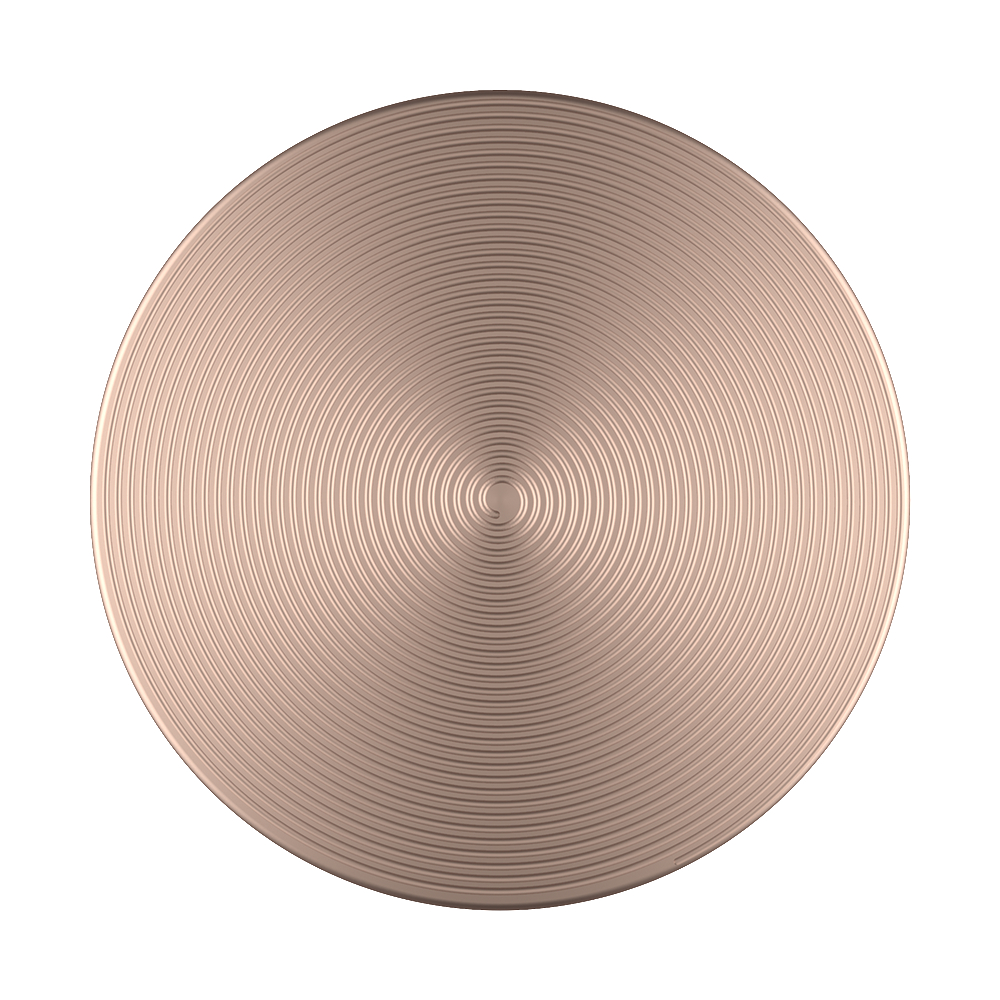 POPSOCKETS PopGrip Twist Rose Gold Aluminum Handyhalterung, Mehrfarbig