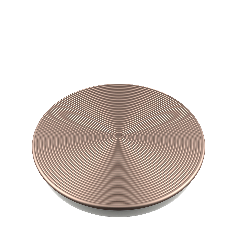 POPSOCKETS PopGrip Twist Rose Gold Aluminum Handyhalterung, Mehrfarbig