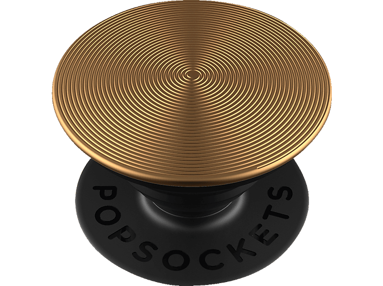 POPSOCKETS PopGrip Twist Aura Gold Handyhalterung, Aluminum Mehrfarbig