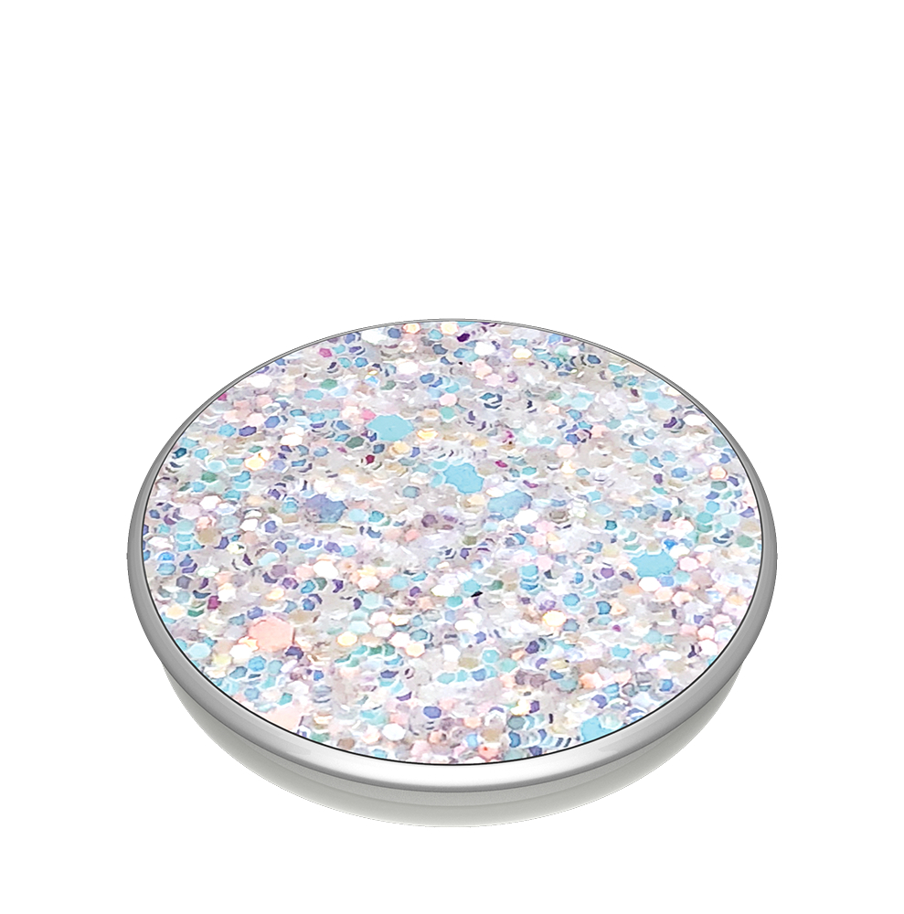 POPSOCKETS PopGrip Sparkle Snow White Handyhalterung, Mehrfarbig
