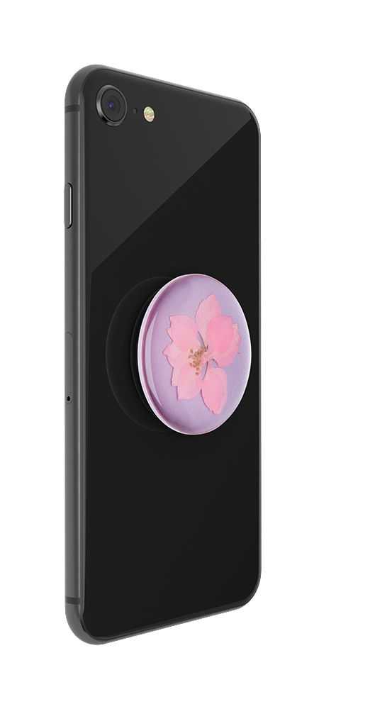 POPSOCKETS PopSockets PopGrip Pressed Flower Delphinium Pink Handyhalterung, Mehrfarbig