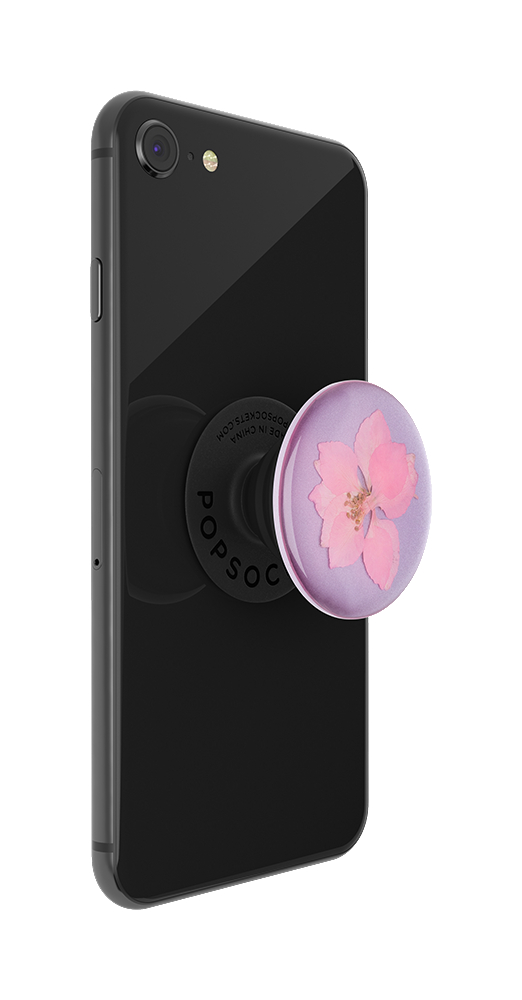 POPSOCKETS PopSockets PopGrip Pressed Flower Delphinium Pink Handyhalterung, Mehrfarbig