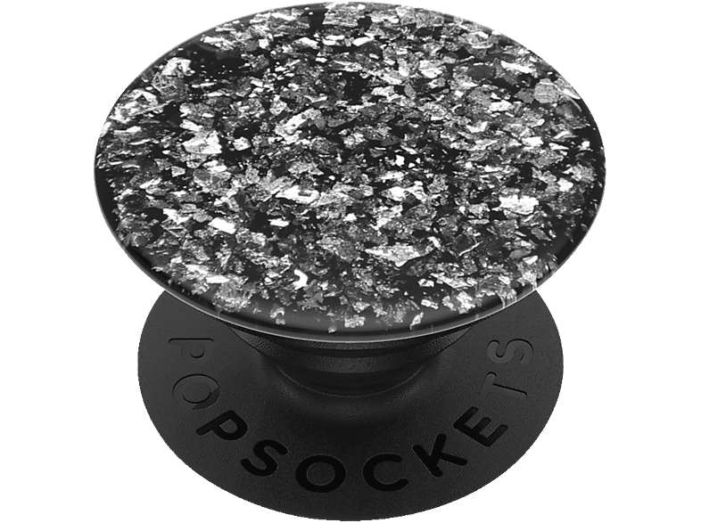POPSOCKETS PopSockets Handyhalterung, Confetti PopGrip Foil Silver Mehrfarbig