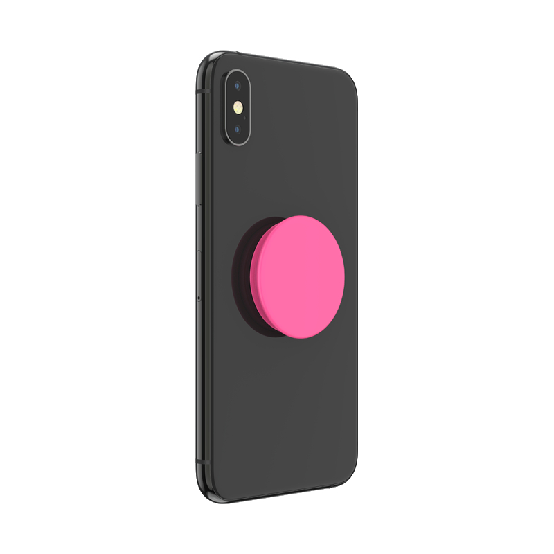 POPSOCKETS PopGripneon Day Glo Pink Handyhalterung, Mehrfarbig