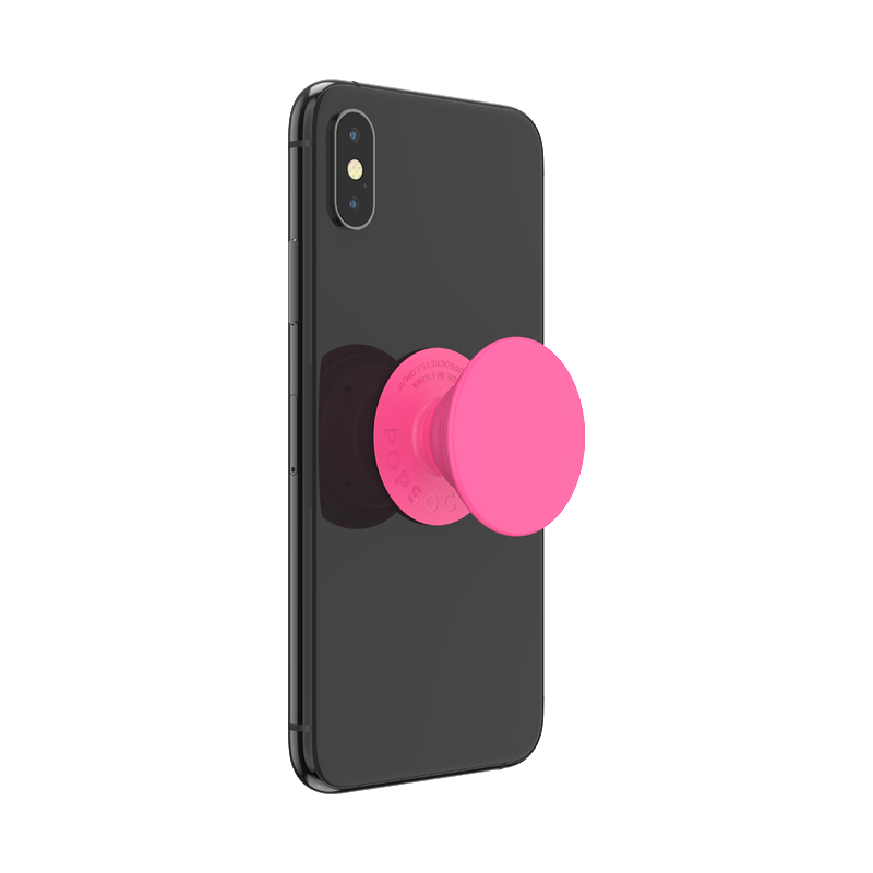POPSOCKETS PopGripneon Day Glo Pink Handyhalterung, Mehrfarbig