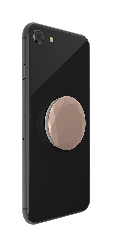 POPSOCKETS PopGrip metallic Diamond Rose Gold Handyhalterung, Mehrfarbig