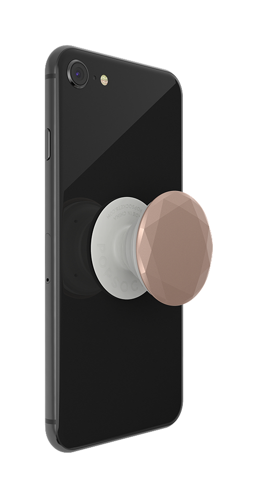 POPSOCKETS PopGrip metallic Diamond Rose Gold Handyhalterung, Mehrfarbig