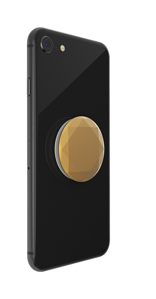 POPSOCKETS PopGrip Metallic Diamond Medallion Gold Handyhalterung, Mehrfarbig