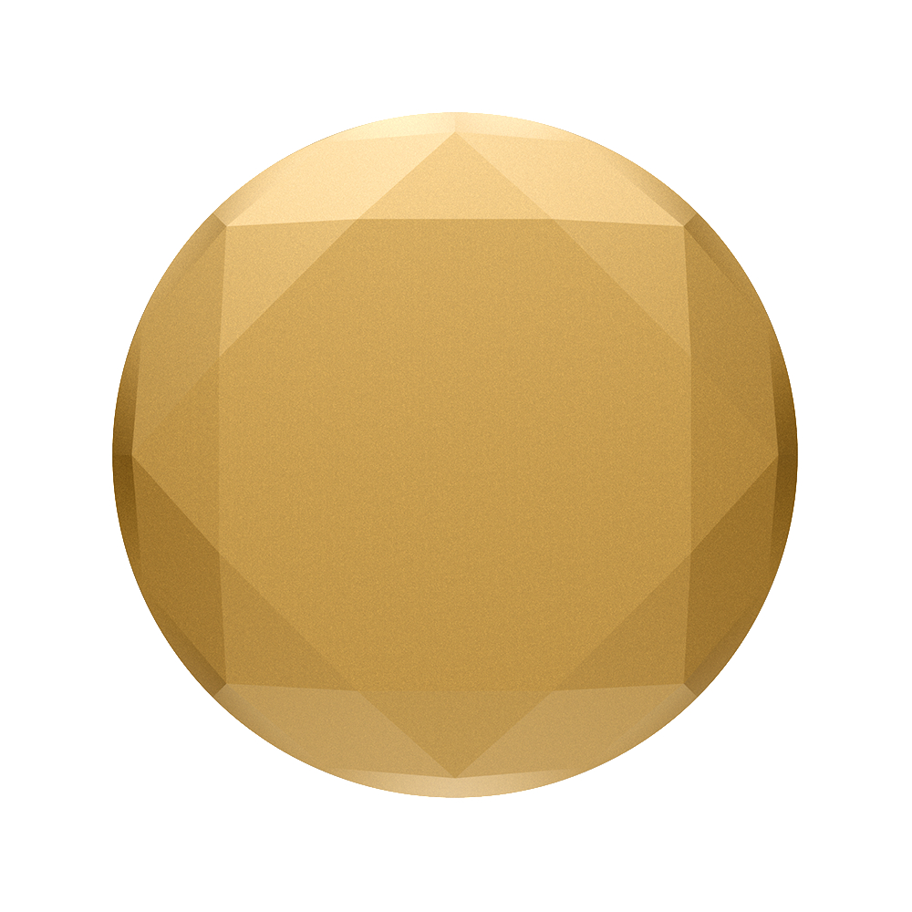 POPSOCKETS PopGrip Metallic Diamond Medallion Gold Handyhalterung, Mehrfarbig
