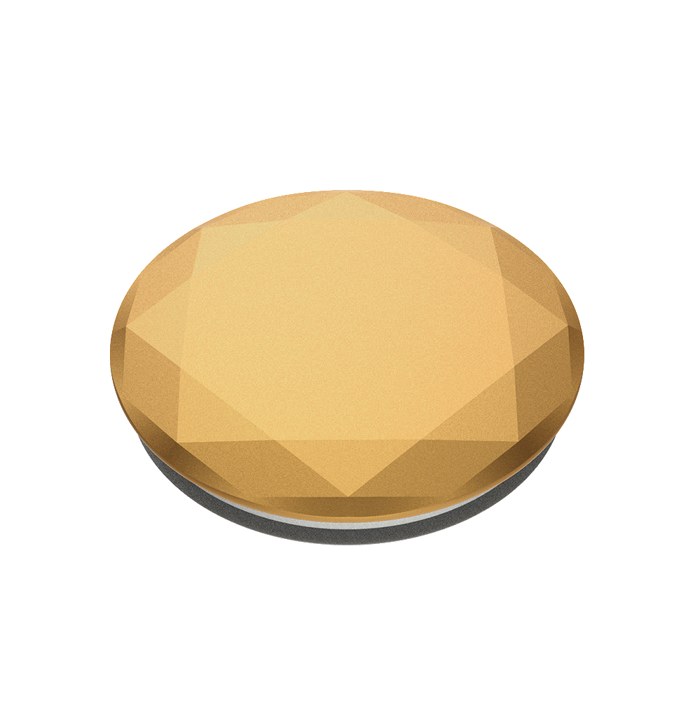 POPSOCKETS PopGrip Metallic Diamond Medallion Gold Handyhalterung, Mehrfarbig