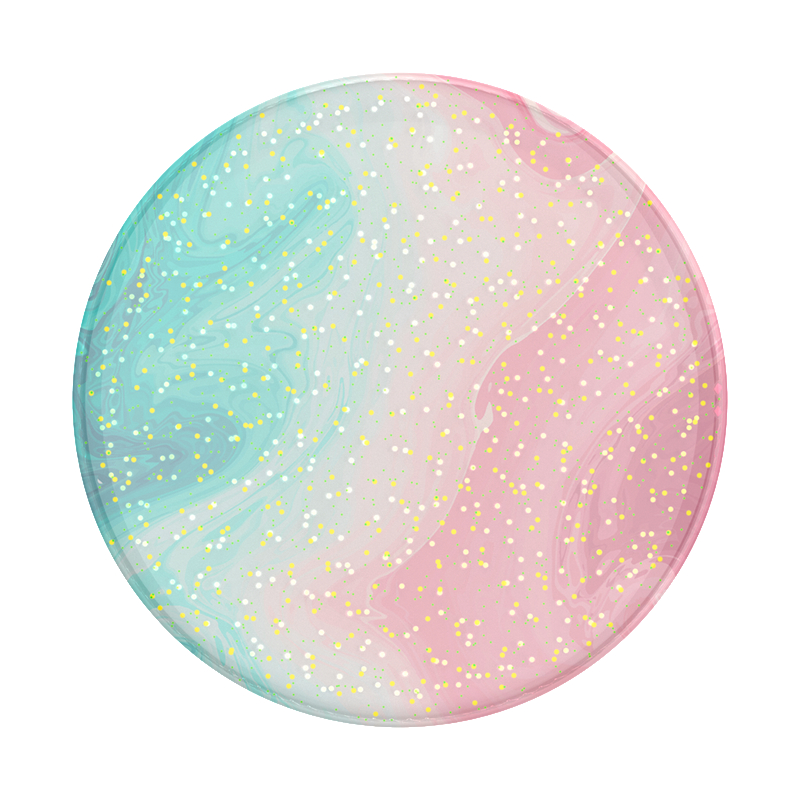 POPSOCKETS PopGrip Glitter Peach Shores Handyhalterung, Mehrfarbig
