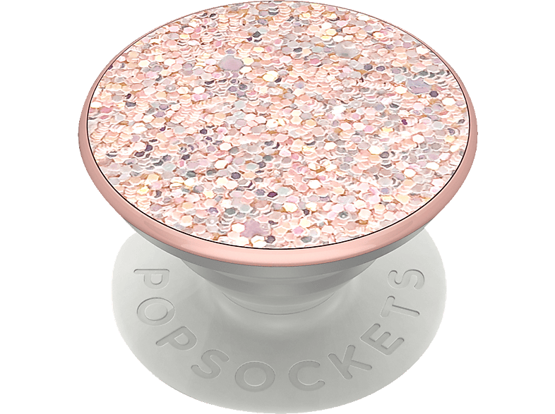 POPSOCKETS PopGrip Sparkle Handyhalterung, Mehrfarbig Rose