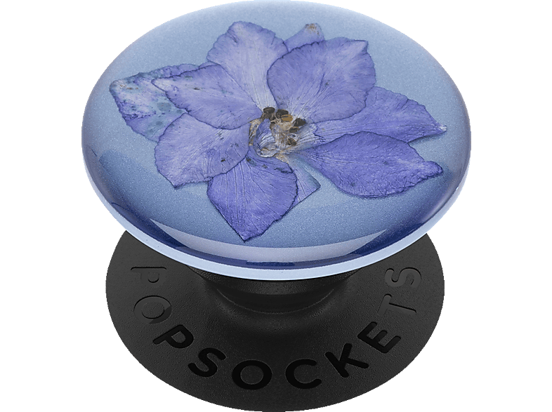 Flower Larkspur Handyhalterung, Mehrfarbig POPSOCKETS Pressed PopGrip Purple
