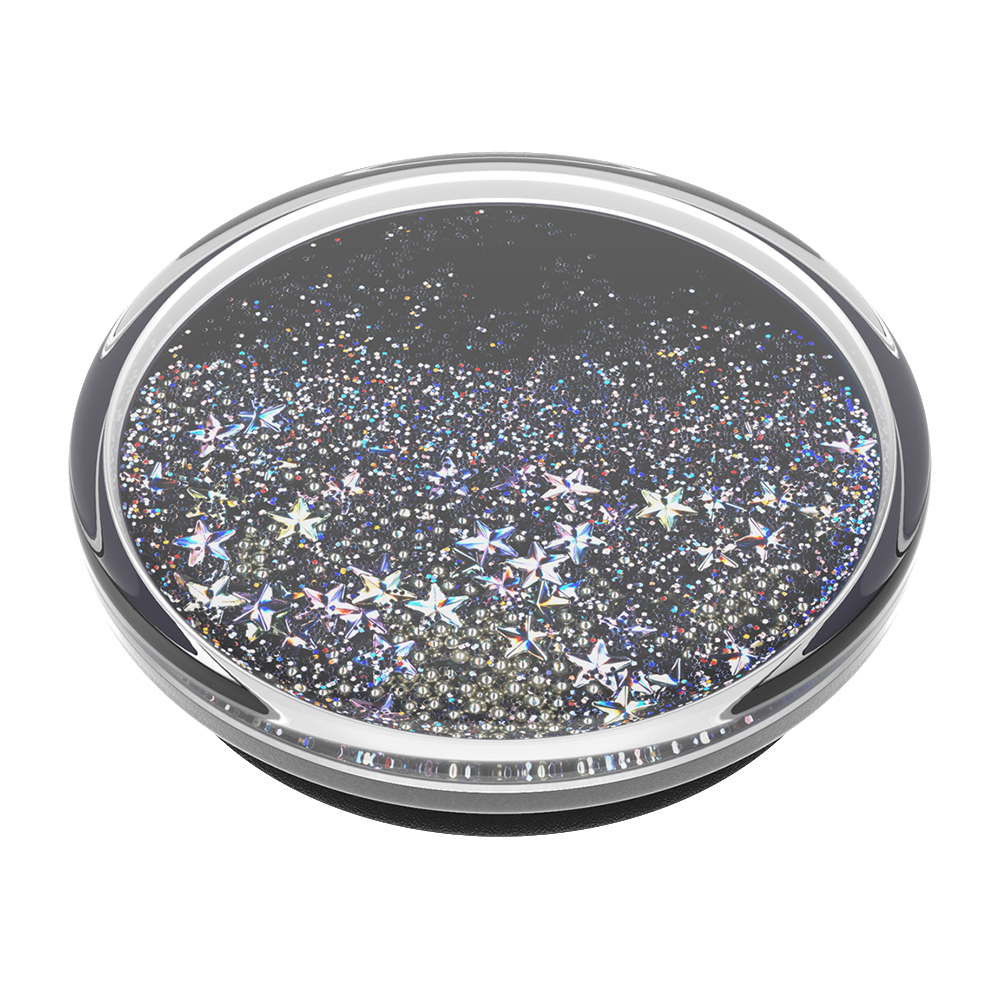 POPSOCKETS PopGrip Tidepool Starring Silver Handyhalterung, Mehrfarbig