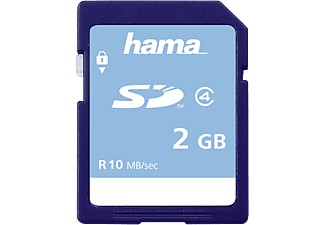 HAMA 00055377 - SD-Speicherkarte (2 GB, 10 MB/s, Blau)