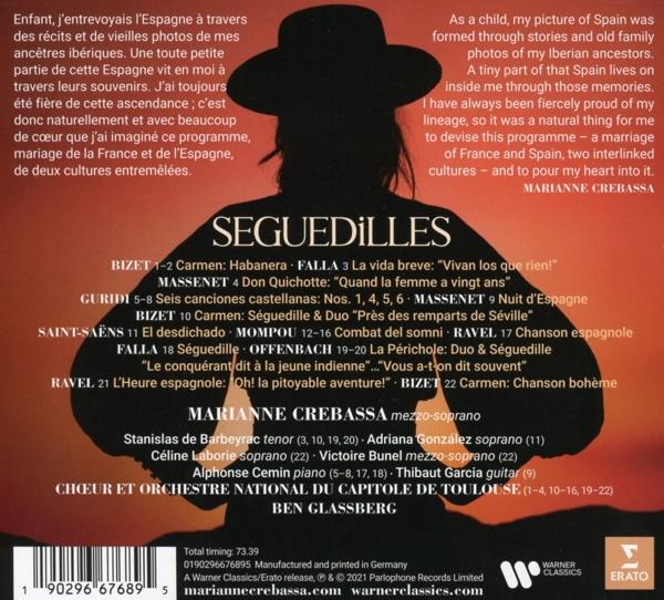 Glassberg, Onct, Marianne  Crebassa - Seguedilles  - (CD)