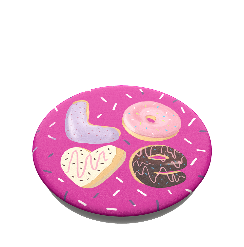 POPSOCKETS PopGrip Love Mehrfarbig Handyhalterung, Donut