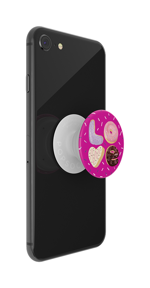 Love Donut POPSOCKETS Mehrfarbig PopGrip Handyhalterung,