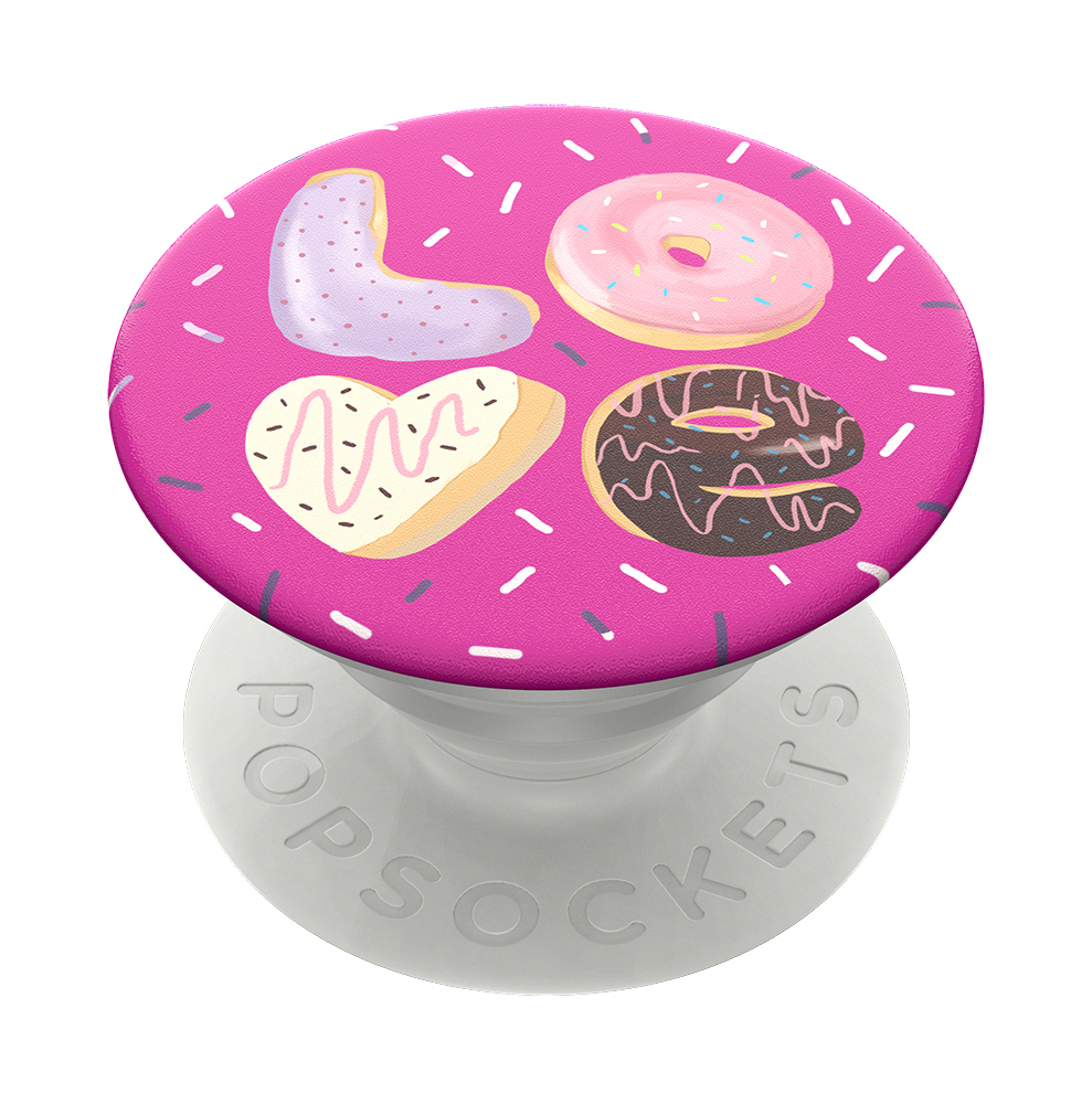 POPSOCKETS PopGrip Love Donut Handyhalterung, Mehrfarbig