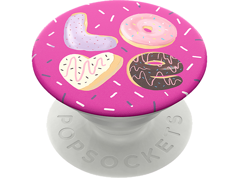 Love Donut POPSOCKETS Mehrfarbig PopGrip Handyhalterung,