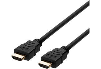 DELTACO HDMI A 2.1 Kabel UH Speed Certifierad  3 meter - Svart