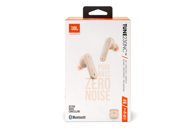 JBL TUNE 230 NC TWS, In-ear Kopfhörer Sand