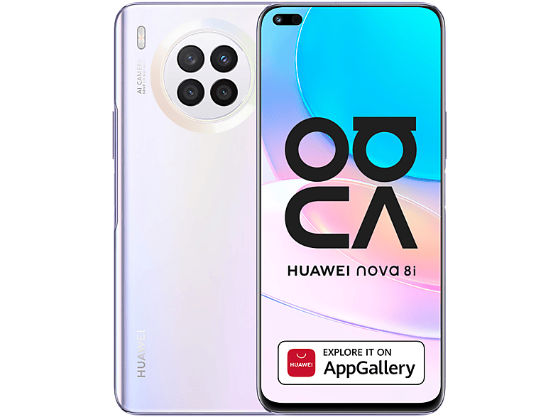 HUAWEI Nova 8i 128GB, Moonlight Silver 128 GB, Moonlight Silver, Dual ...