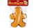 FAMILY CHRISTMAS 57273C Szilikon sütőforma - mézeskalács - 26 x 19 x 5 cm