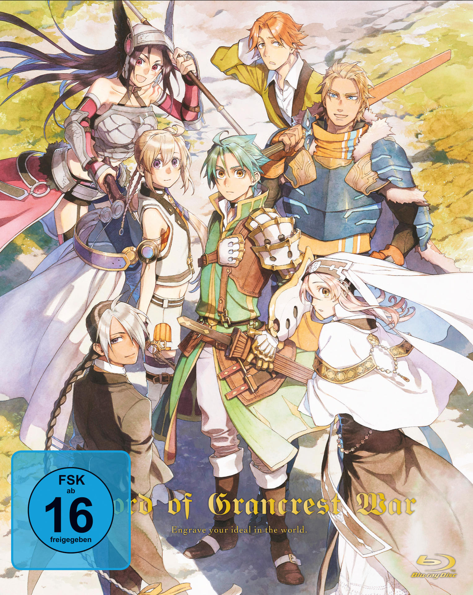 Anime-Cover von 'Sword of Grancrest War' Blu-ray.
