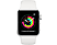 APPLE Watch Series 3 38mm ezüst okosóra fehér csuklópánttal