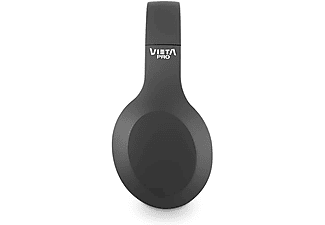 Auriculares inalámbricos - Vieta Pro Way 2, De diadema, Bluetooth 5.0, Micrófono, Hasta 40 horas, Negro