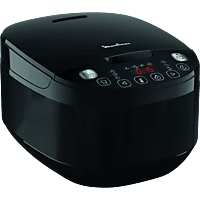 Pirata Estable Motear Robot de cocina | Moulinex Simply Cook Plus, 750 W, 12 programas, Fuzzy  Logic, Antiadherente, Negro