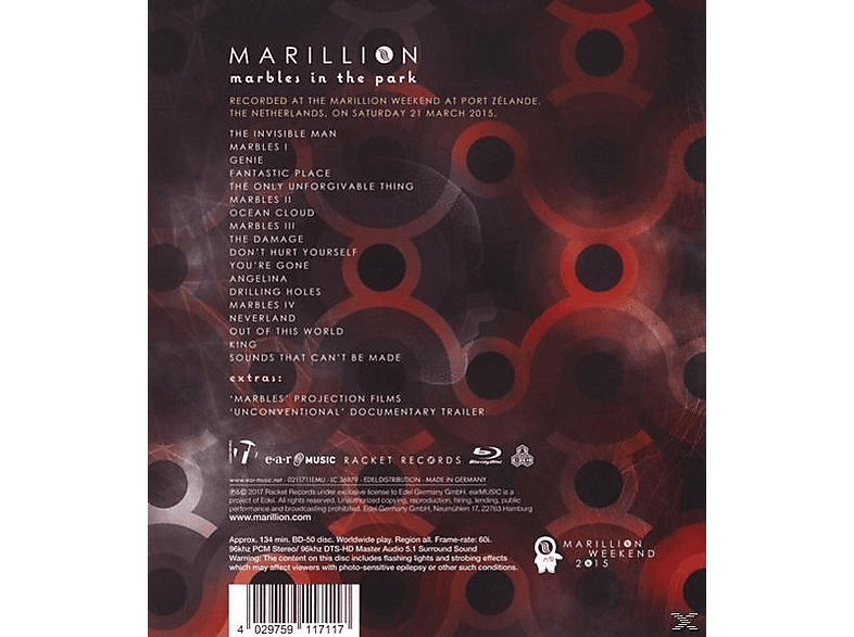 Thumbnail - Marillion - Marbles In The Park (Blu-ray)