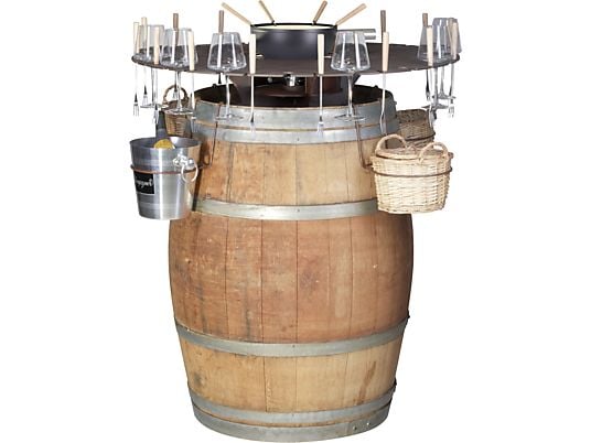 NOUVEL 401362 - Bar à vin et fondue (Marron)