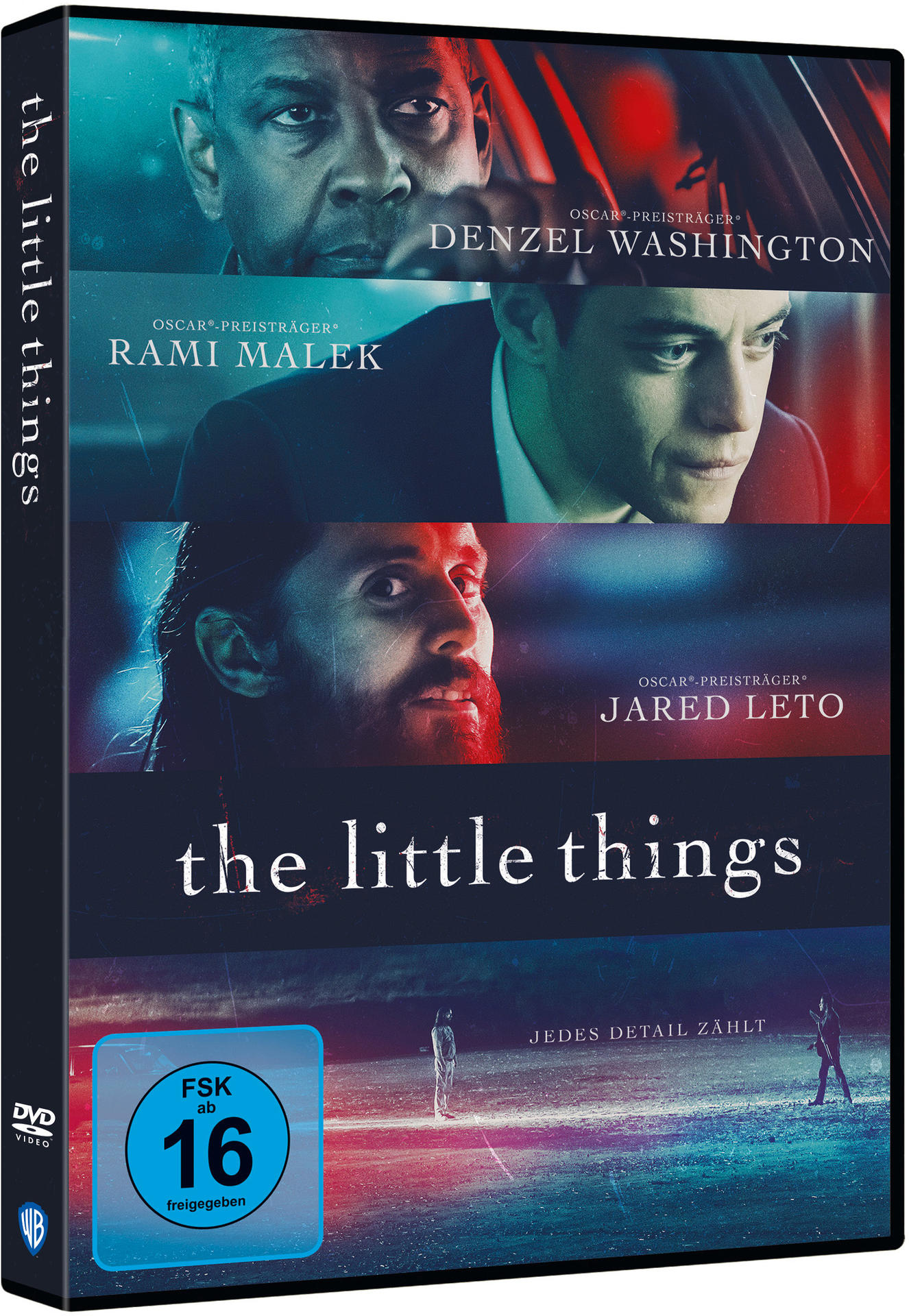 DVD-Box des Films 'the little things' mit Denzel Washington, Rami Malek.